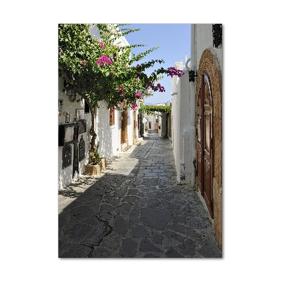 Quadro di vetro verticale Un sentiero incantevole