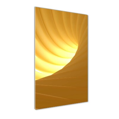 Quadro di vetro verticale Vortice astratto