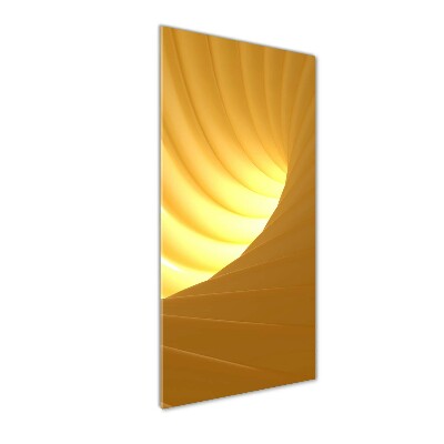 Quadro di vetro verticale Vortice astratto