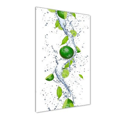 Quadro stampa su vetro verticale Lime