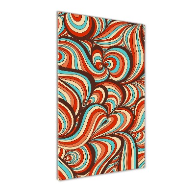 Quadro vetro verticale Motivo a spirale