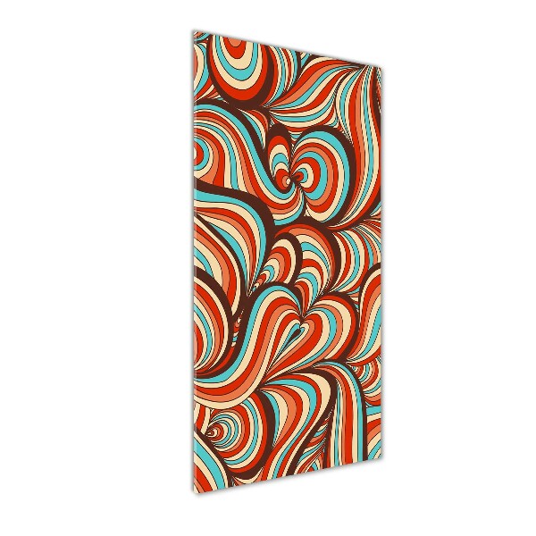 Quadro vetro verticale Motivo a spirale