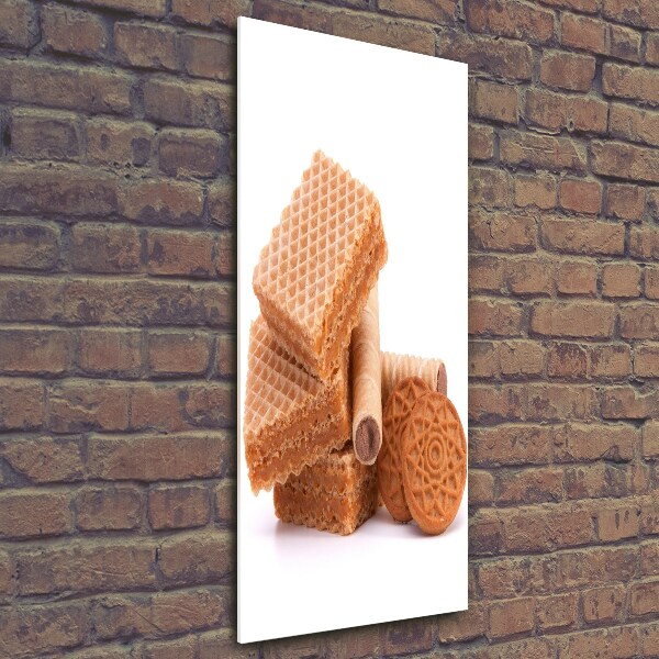 Quadro in vetro verticale Biscotti