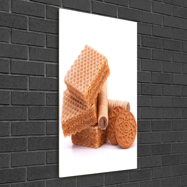 Quadro in vetro verticale Biscotti