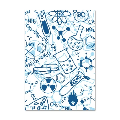 Quadro stampa su vetro verticale Formazione in chimica