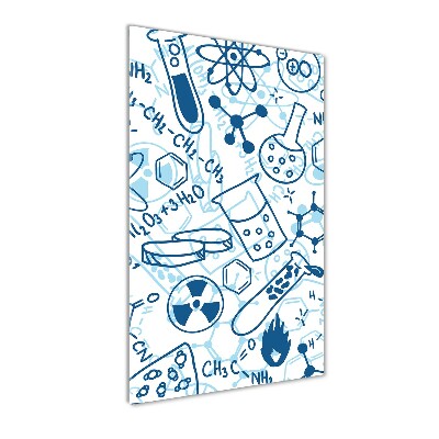 Quadro stampa su vetro verticale Formazione in chimica