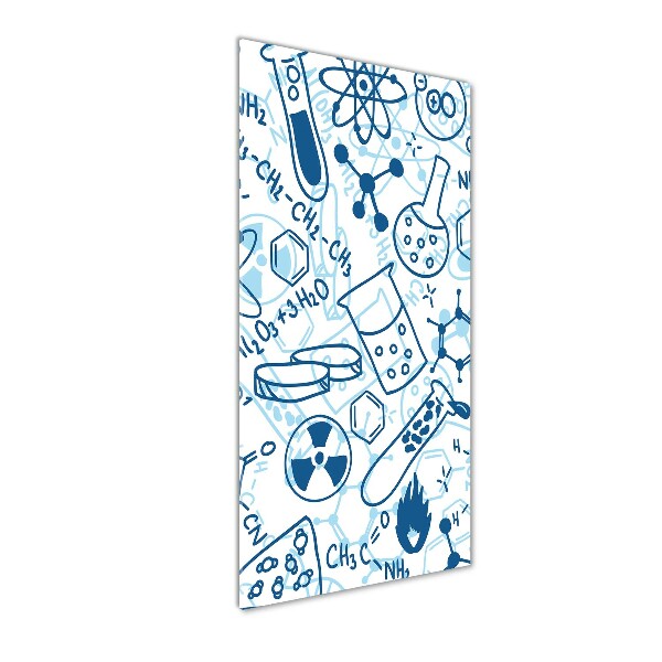 Quadro stampa su vetro verticale Formazione in chimica