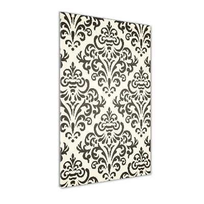 Quadro di vetro verticale Sfondo di ornamenti