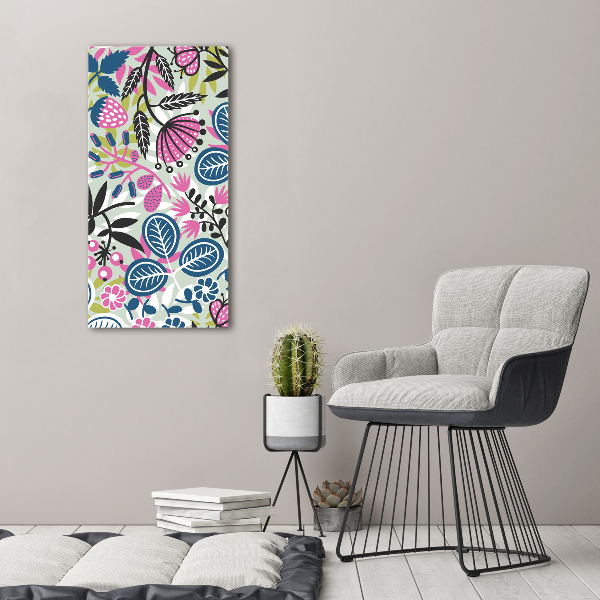 Quadro stampa su vetro verticale Mobili