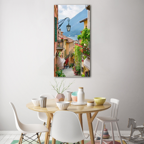 Quadro vetro verticale Strade italiane