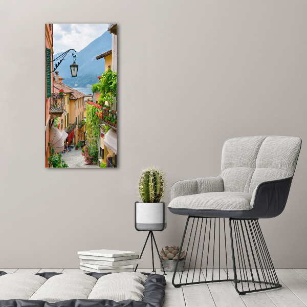 Quadro vetro verticale Strade italiane