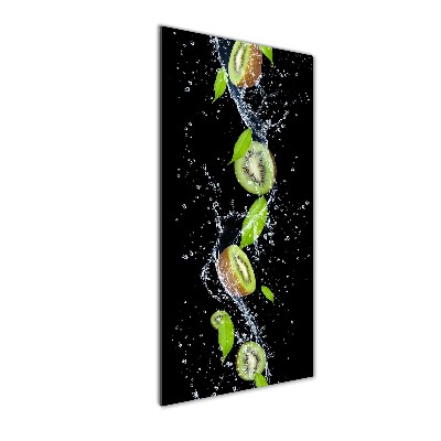 Quadro stampa su vetro verticale Kiwi