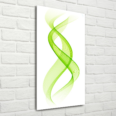 Quadro in vetro verticale Piogge colorate