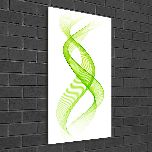 Quadro in vetro verticale Piogge colorate