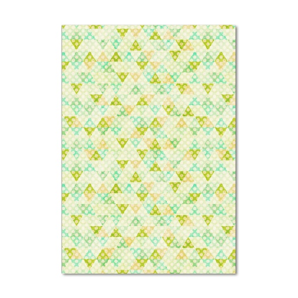 Quadro stampa su vetro verticale Sfondo geometrico