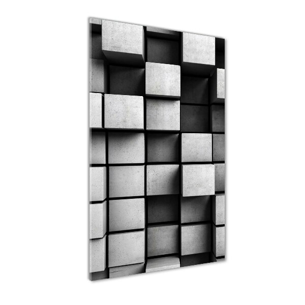 Quadro in vetro verticale Astrazione