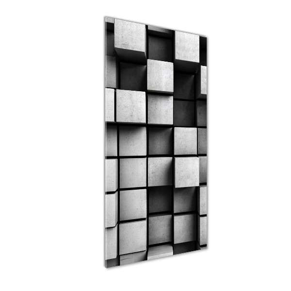 Quadro in vetro verticale Astrazione