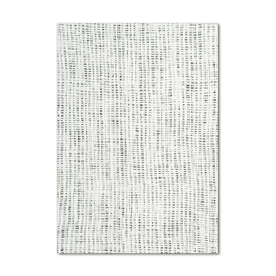 Quadro stampa su vetro verticale Tela di lino bianca