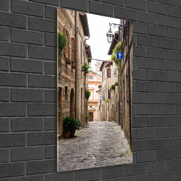 Quadro vetro verticale Strade italiane