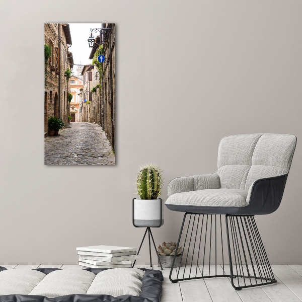 Quadro vetro verticale Strade italiane