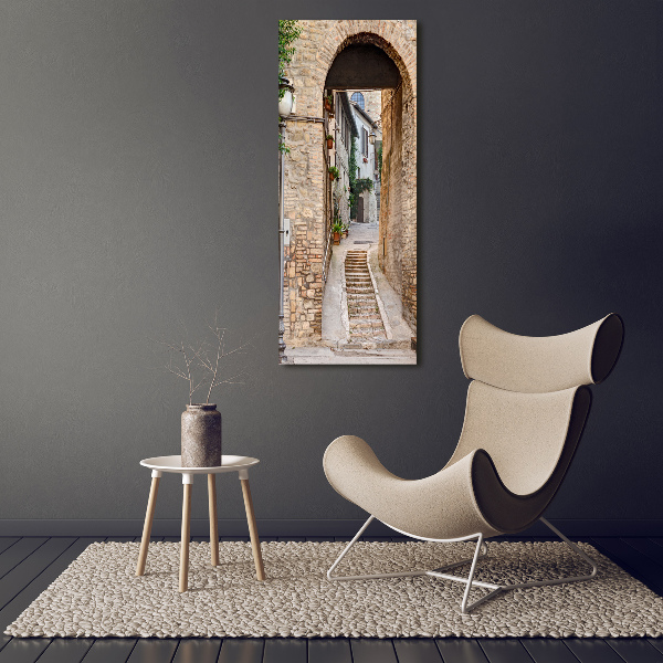Quadro in vetro verticale Strade italiane