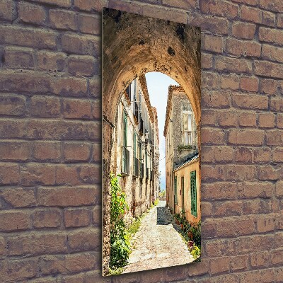 Quadro di vetro verticale Strade italiane