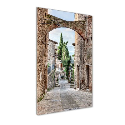 Quadro stampa su vetro verticale Strade italiane