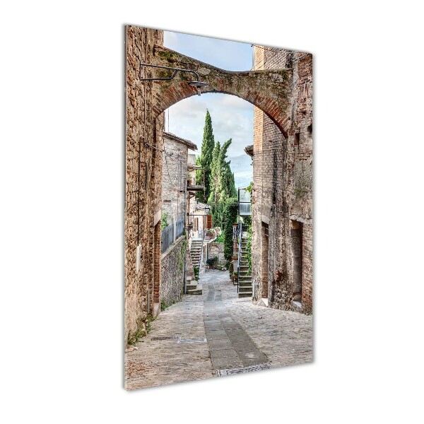 Quadro stampa su vetro verticale Strade italiane