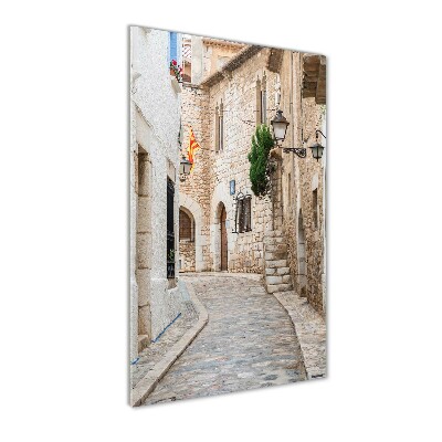 Quadro vetro verticale Strade in Spagna