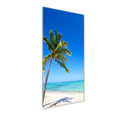 Quadro vetro verticale Spiaggia tropicale