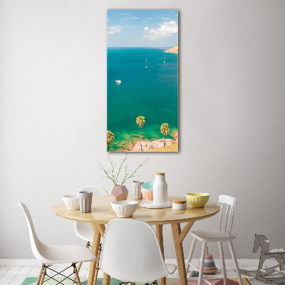 Quadro vetro verticale Yacht in Thailandia