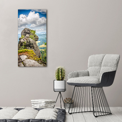 Quadro di vetro verticale Szczeliniec Wielki