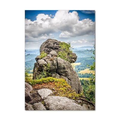 Quadro di vetro verticale Szczeliniec Wielki