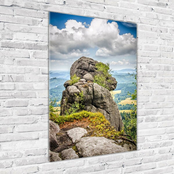 Quadro di vetro verticale Szczeliniec Wielki