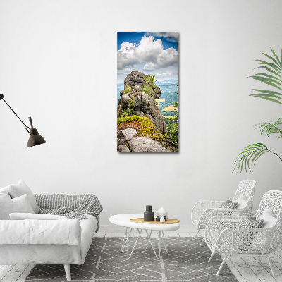 Quadro di vetro verticale Szczeliniec Wielki