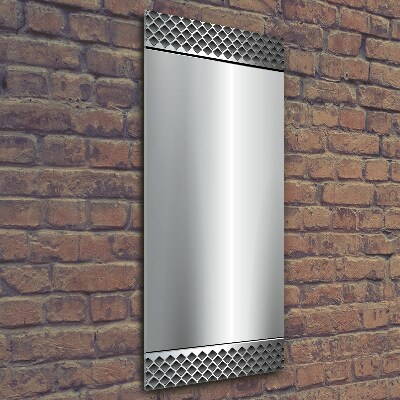 Quadro stampa su vetro verticale Sfondo metallico