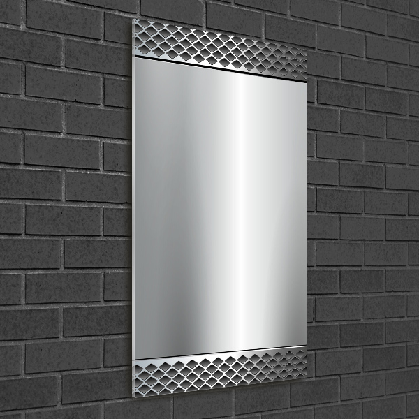 Quadro stampa su vetro verticale Sfondo metallico