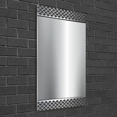 Quadro stampa su vetro verticale Sfondo metallico