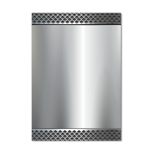 Quadro stampa su vetro verticale Sfondo metallico