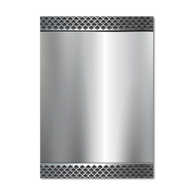 Quadro stampa su vetro verticale Sfondo metallico