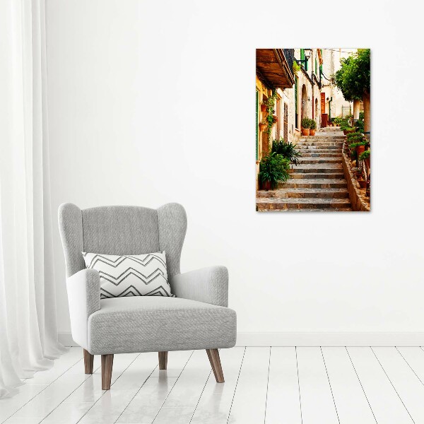 Quadro di vetro verticale Strade in Spagna