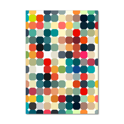 Quadro vetro verticale Sfondo geometrico