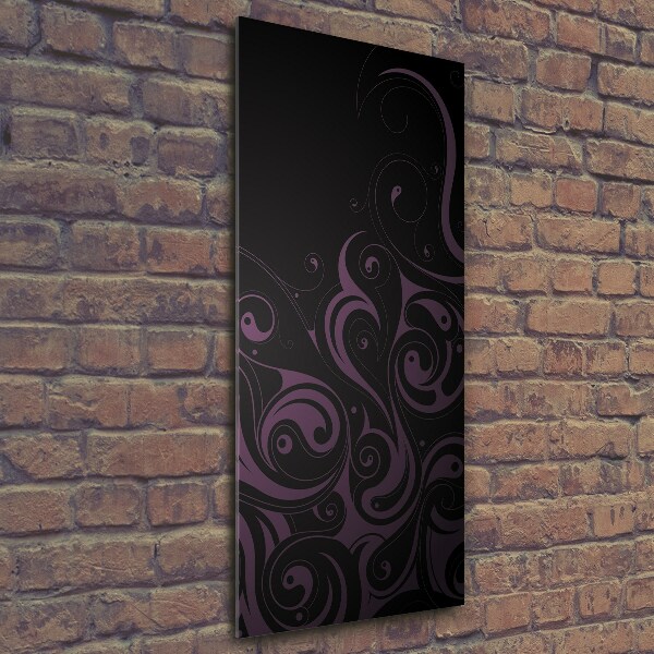 Quadro stampa su vetro verticale Ornamenti