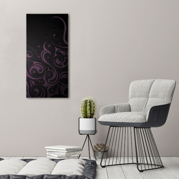 Quadro stampa su vetro verticale Ornamenti