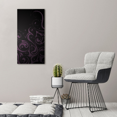 Quadro stampa su vetro verticale Ornamenti