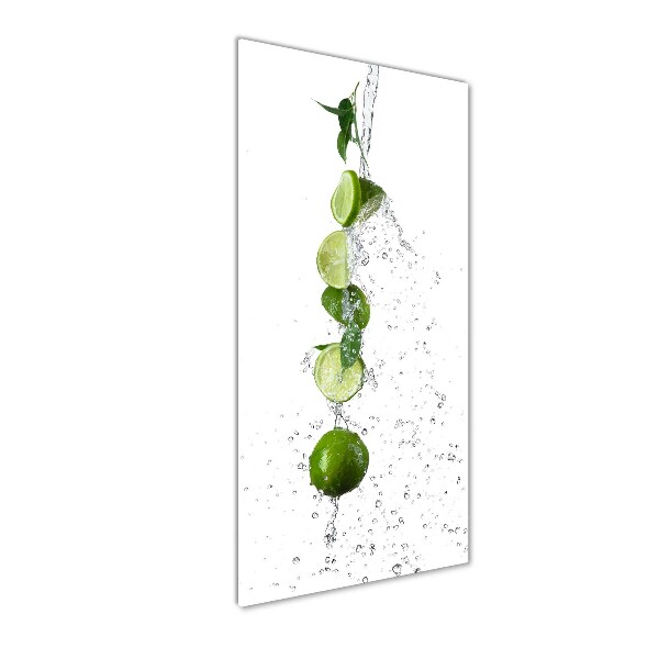 Quadro vetro verticale Lime