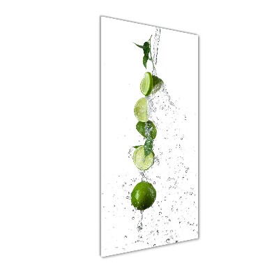 Quadro vetro verticale Lime