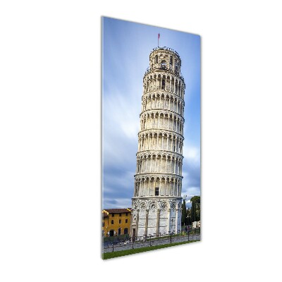 Quadro stampa su vetro verticale Torre Pendente di Pisa