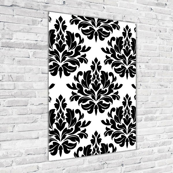 Quadro vetro verticale Ornamenti