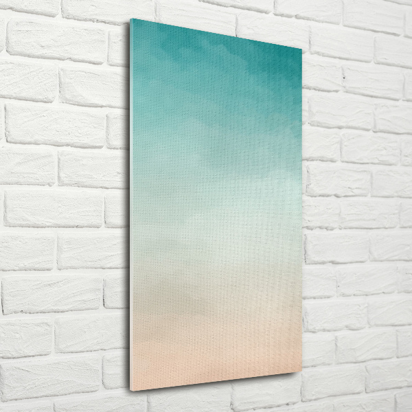 Quadro stampa su vetro verticale Fumo